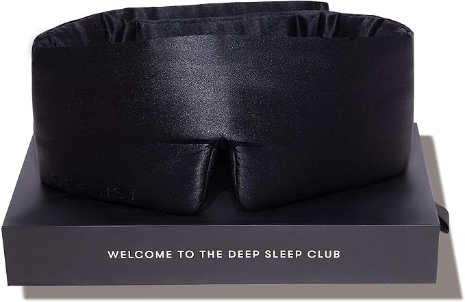 DROWSY Silk Sleep Mask. Face-Hugging, Padded Silk Cocoon by Drowsy
