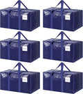 6 Pack Extra Heavy Duty Large Moving Bags by Fygrip