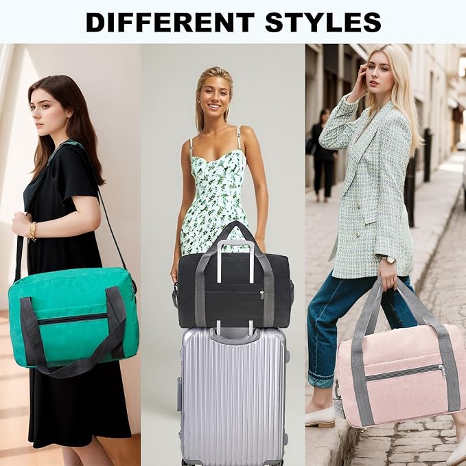 Foldable Carry on Luggage Bag 22x14x9 Personal Item Bag - Image 6