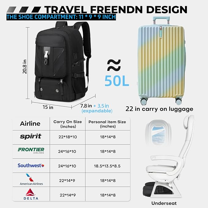 17.3 Inch Travel Laptop Backpack - Image 2