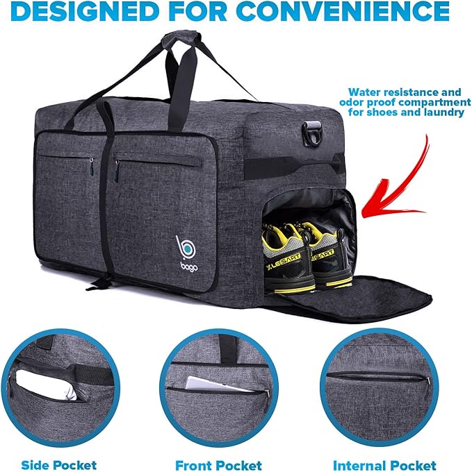 Bago Big XXL Foldable Duffel Bags - Image 4