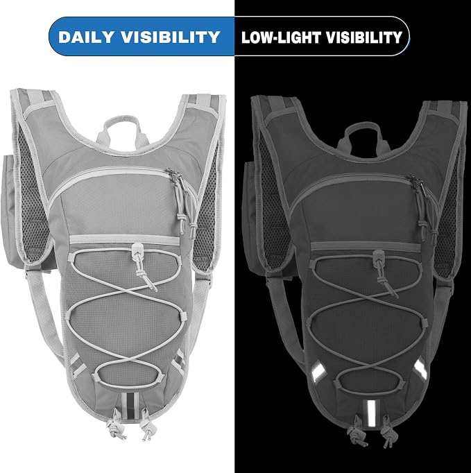 Lightweight Hydration Backpack 2L Water Bladder Pack - Image 3