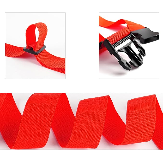 2Pcs Luggage Straps for Suitcase Travel Accessories TSA Approved, 80In Long - Image 2