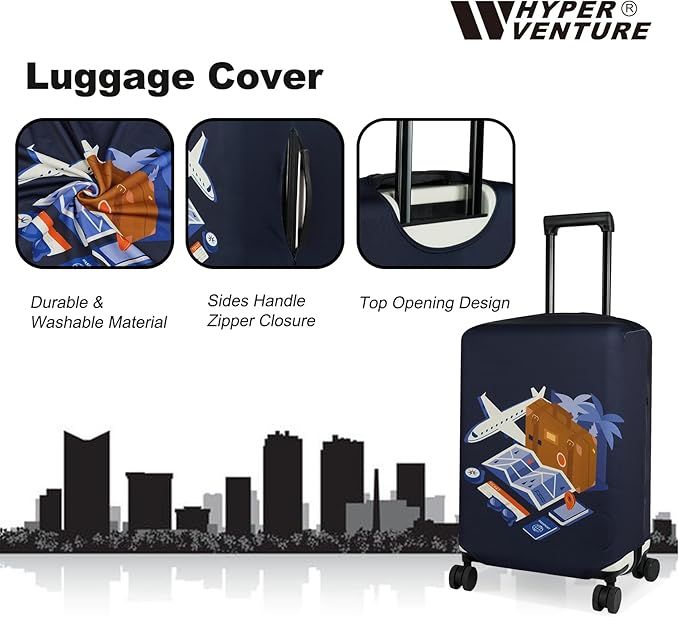 HYPER VENTURE Washable Luggage Cover - Image 2