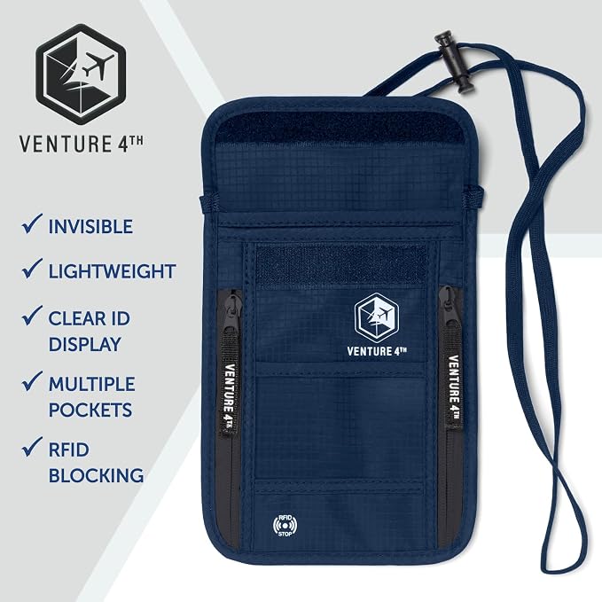 VENTURE 4TH Passport Holder Neck Pouch - Image 7
