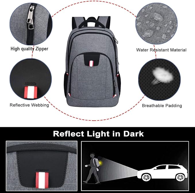 Travel Laptop Backpack, Anti Theft Backpack - Image 5