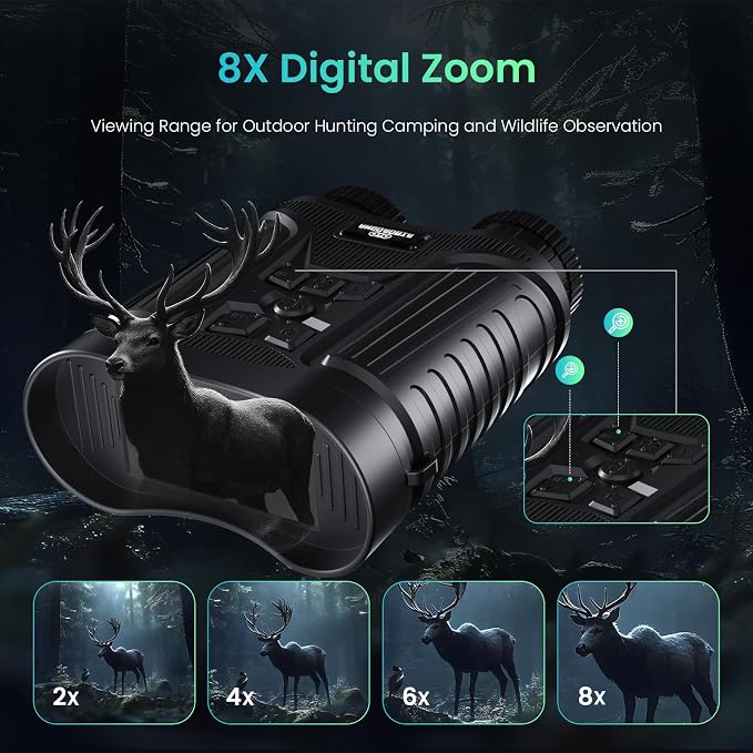 Night Vision Goggles, 4K Night Vision Binoculars - Image 2