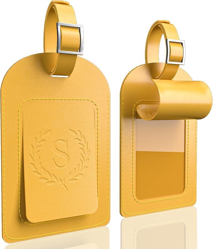 FESAS 3 Pack A-Z Alphabet Luggage Tags - Image 2