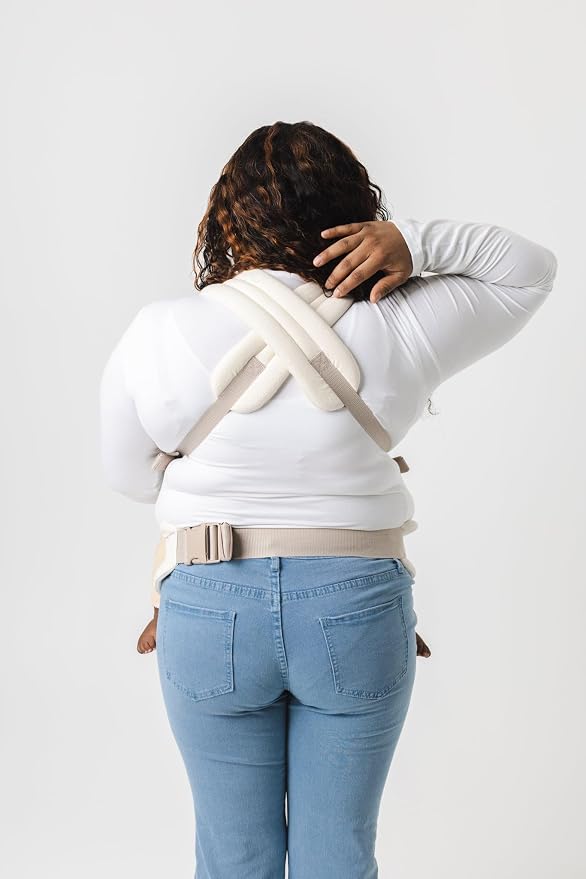 Mabē Monarch Ergonomic Baby Carrier – Premium Cotton Soft Structured Newborn to - Image 7