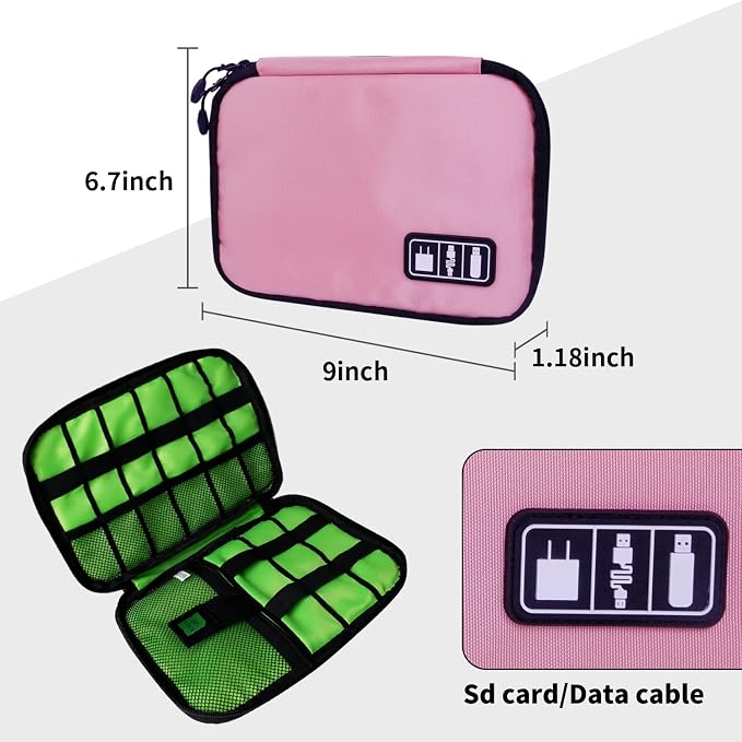 Electronics Travel Organizer, Portable Waterproof Electronic Travel Storage Bag - Image 5