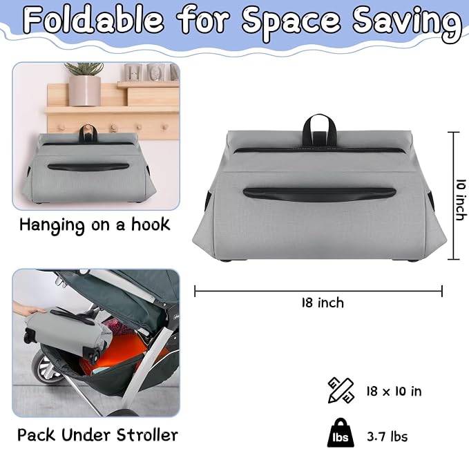Car Seat Bags for Air Travel Fit Chicco Keyfit 35 and Anti-rebound Bar Base - Image 3