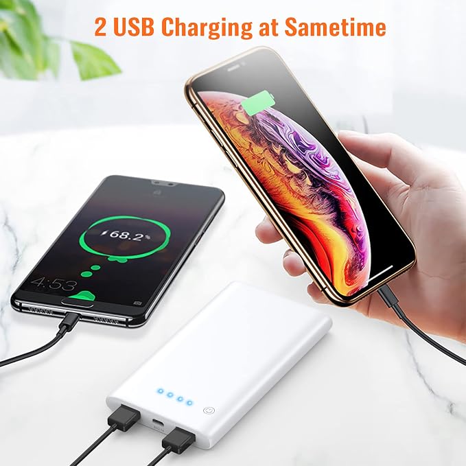 Portable Charger Power Bank 10000mAh, Ultra Slim Portable Phone Charger - Image 5
