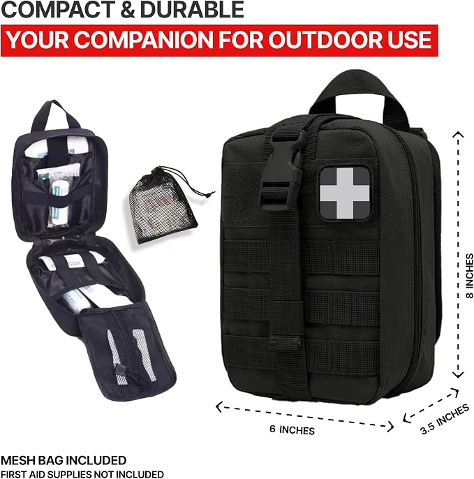 MOLLE Rip Away EMT First Aid IFAK Pouch Medical Empty Bag - Image 2