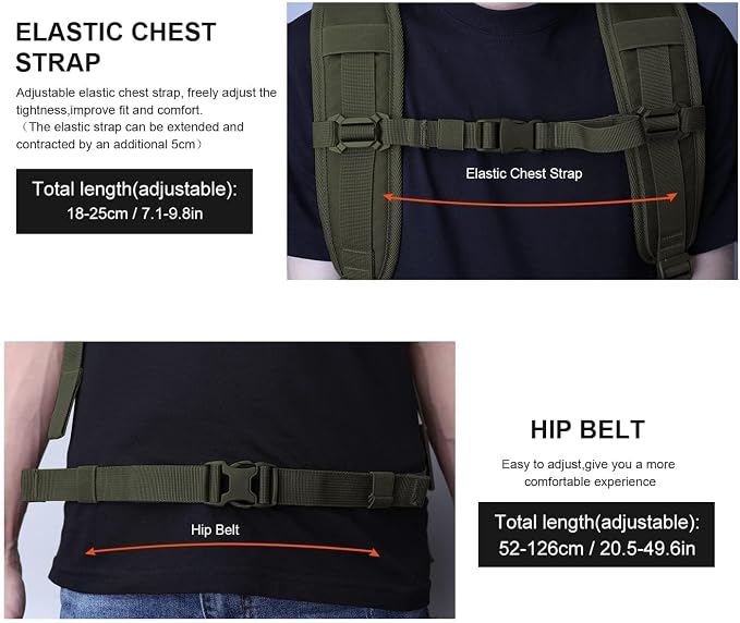 Mardingtop 25L Tactical Backpacks Molle Hiking daypacks - Image 4