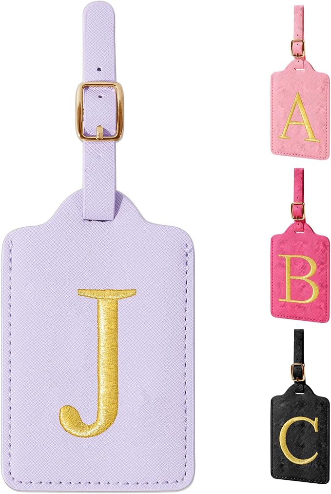 Personalized Initial Luggage Tags by izuzta