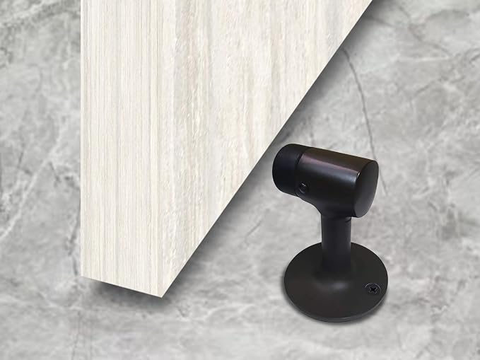 QCAA Solid Brass Door Stop, US10B ORB, Made in Taiwan, 1 Pack - Image 2