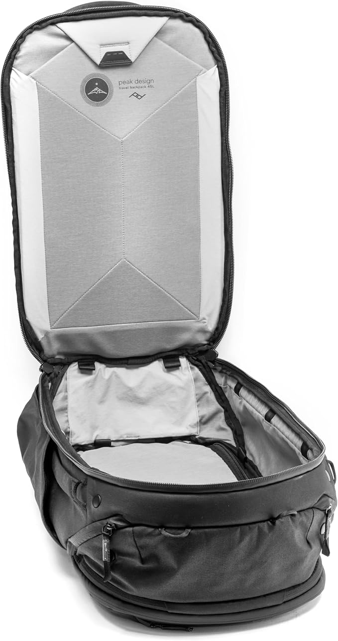 Peak Design Travel Backpack 45L, Expandable 35-45L Design, Rear and Top Access - Image 3