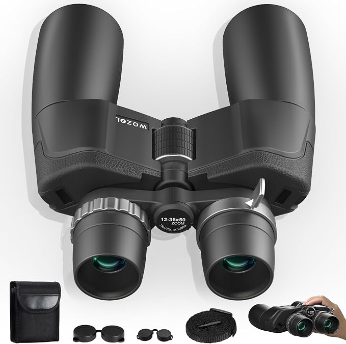 12-36X50 High Powered Zoom Binoculars by WOZEL