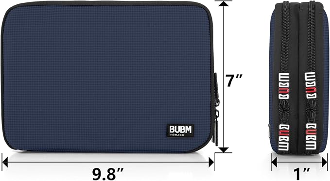 BUBM Double Layer Electronic Accessories Organizer, Travel Gadget Bag - Image 6