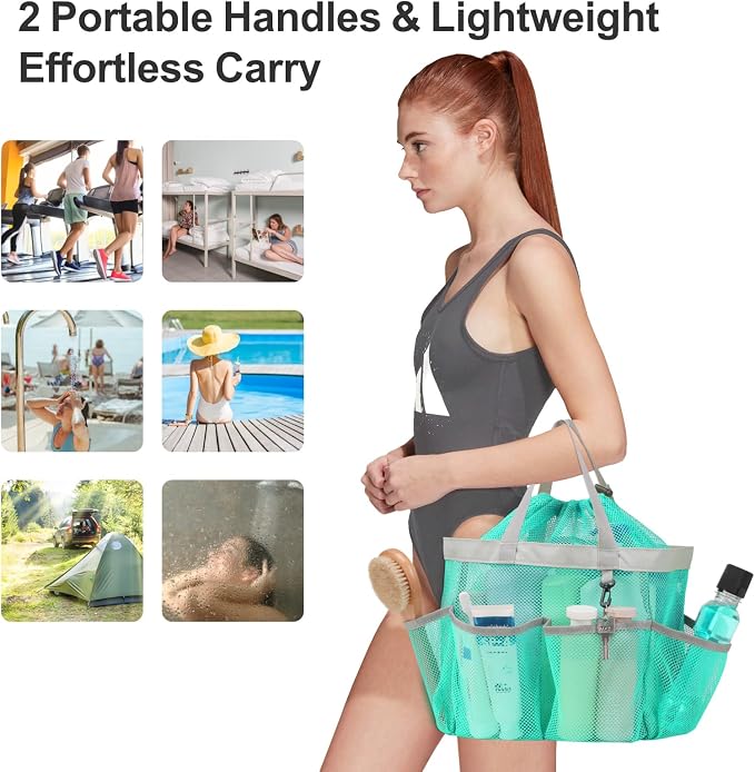 F-color Mesh Shower Caddy Portable - Image 6