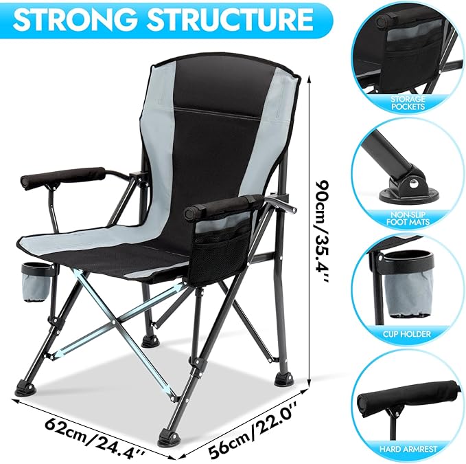 Oversized Folding Camping Chair - Image 2