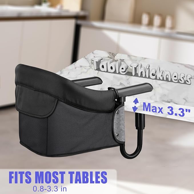 Hook On High Chair, Attach to Fast Table Chair, Clip on High Chairs to Table - Image 2