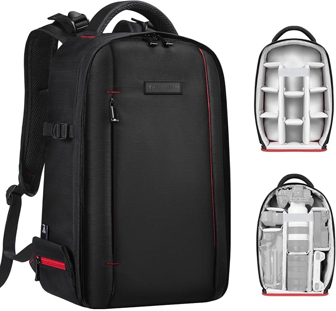 K&F Concept Camera Backpack for Photographers Large Waterproof Photography by KFCONCEPT