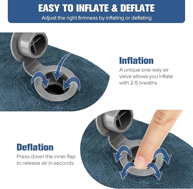 Rewondah Inflatable Travel Pillow - Image 5