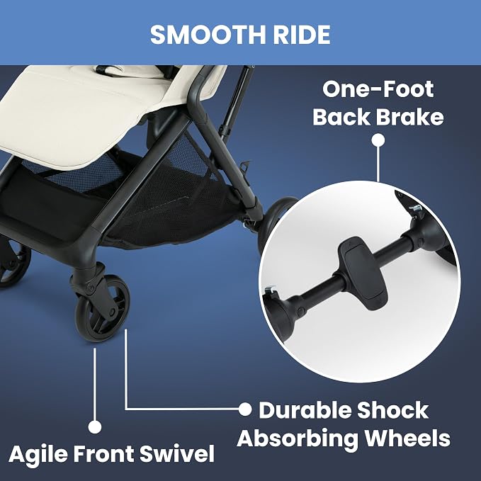 Delta Children Icon Ultra Compact Lightweight Everyday & Travel Stroller - Image 8