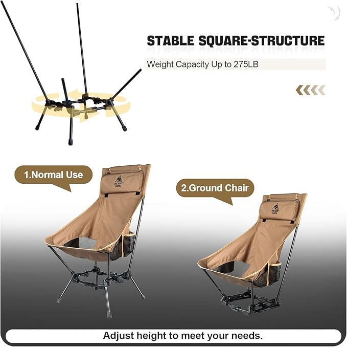 OneTigris Dragonhide Oversized Camping Chair - Image 5
