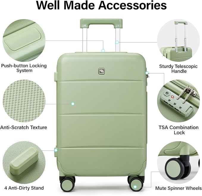 Hanke 3 Piece Luggage Sets - Image 3