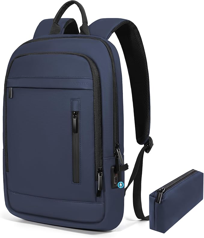 Business Backpack for Men Lightweight Commute Laptop Backpack Anti-Theft Water by LIXIIN