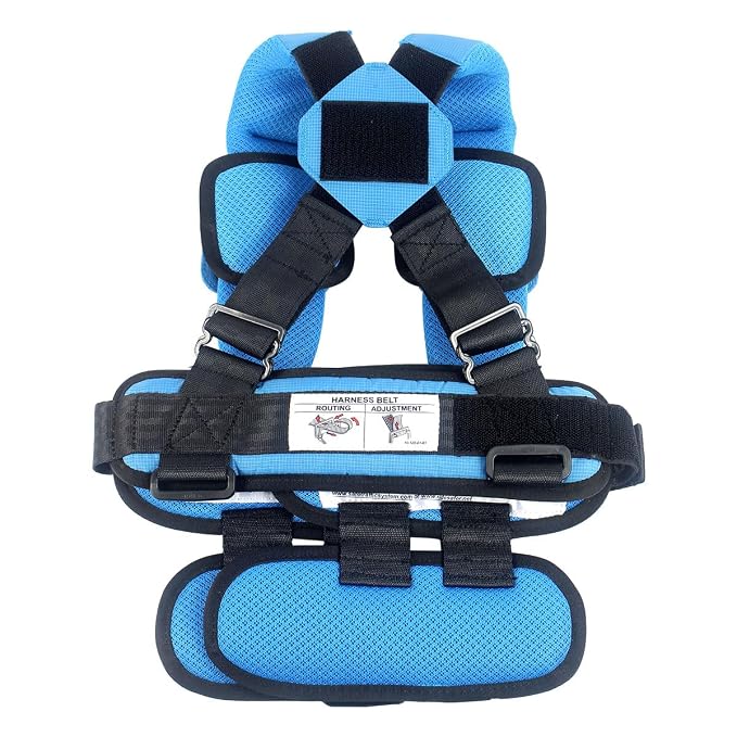 Small Blue, Lightweight, Portable Car Seat - Image 3