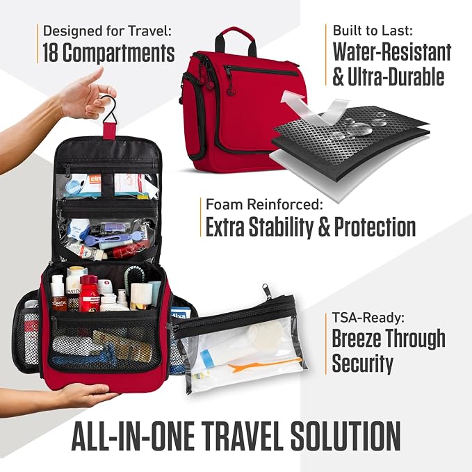 VENTURE 4TH Hanging Travel Toiletry Bag - Image 5