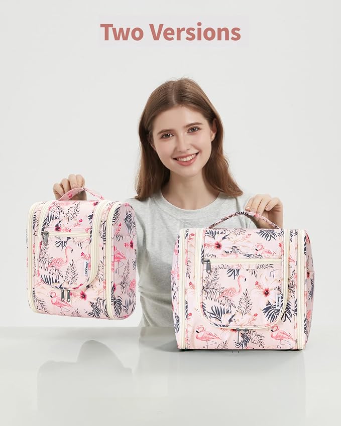 Narwey Hanging Toiletry Bag for Women Travel Makeup Bag Organizer Toiletries - Image 8