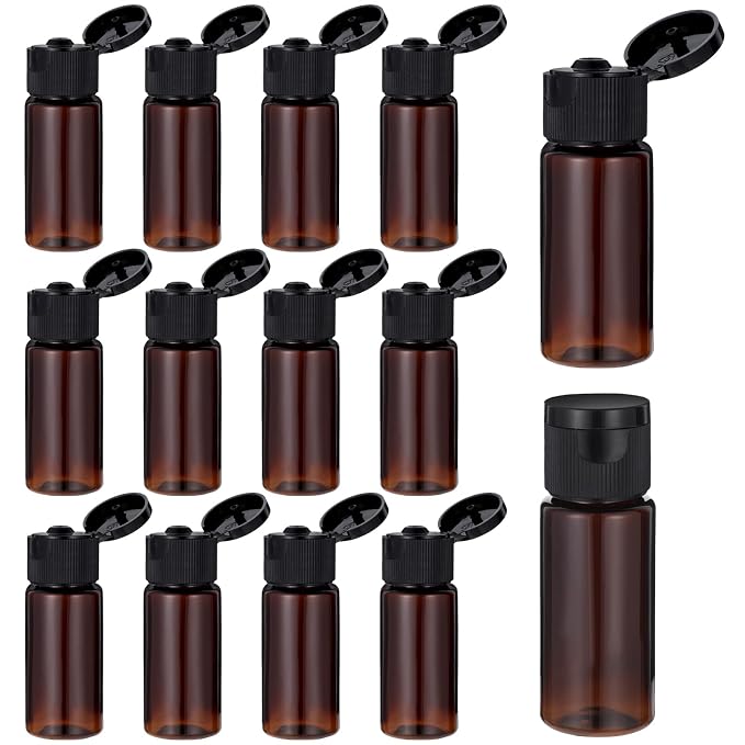 Travel Size Make up Sample Containers, 12 Pieces Plastic Mini Empty Toiletry by KALIONE
