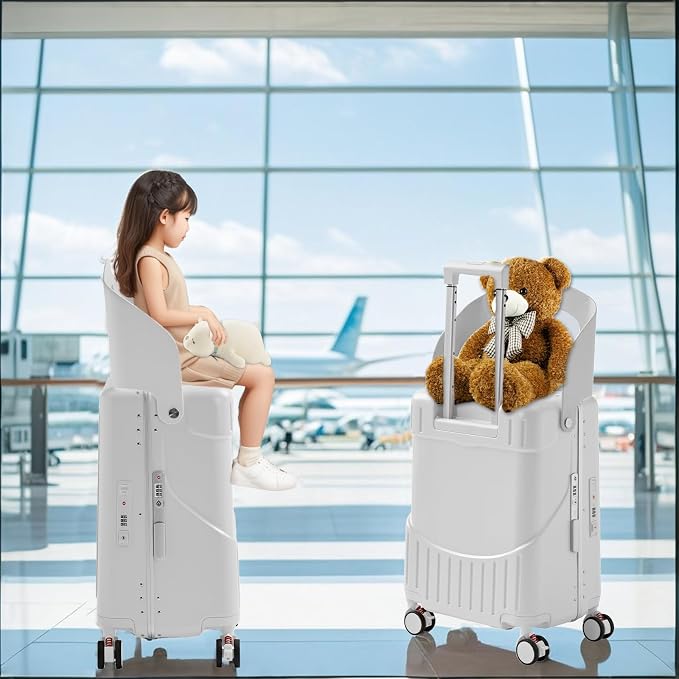 20 Inch Ride on Luggage With Seat - Image 2