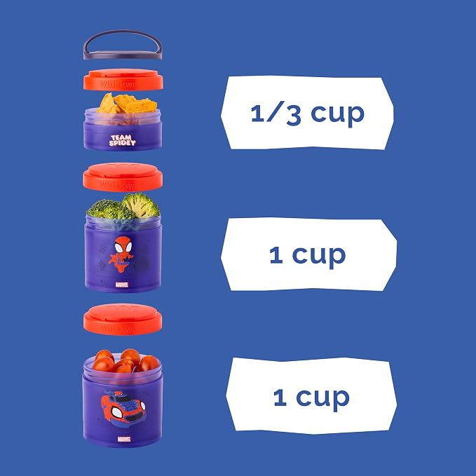 Whiskware Spider-Man Team Spidey Stackable Snack Containers - Image 4