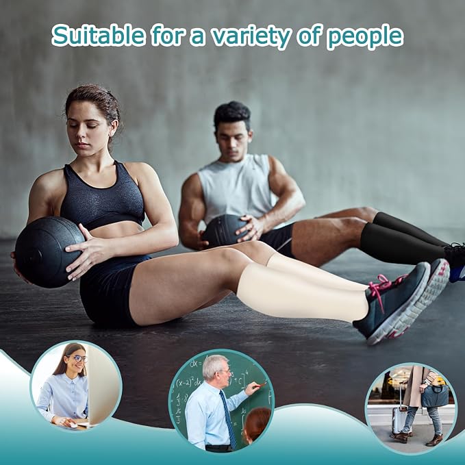 ACTINPUT 8 Pairs Compression Socks - Image 3