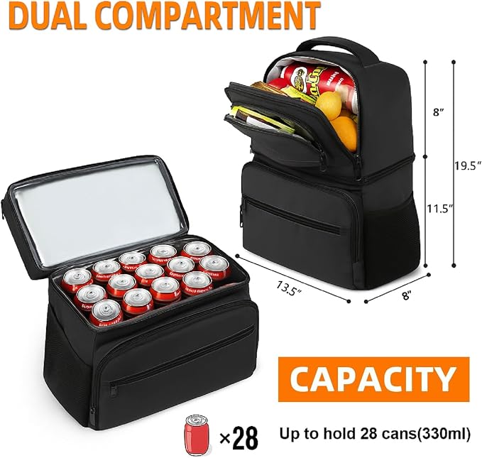 MATEIN Cooler Backpack, 26 Cans Insulated Lunch Backpack - Image 7
