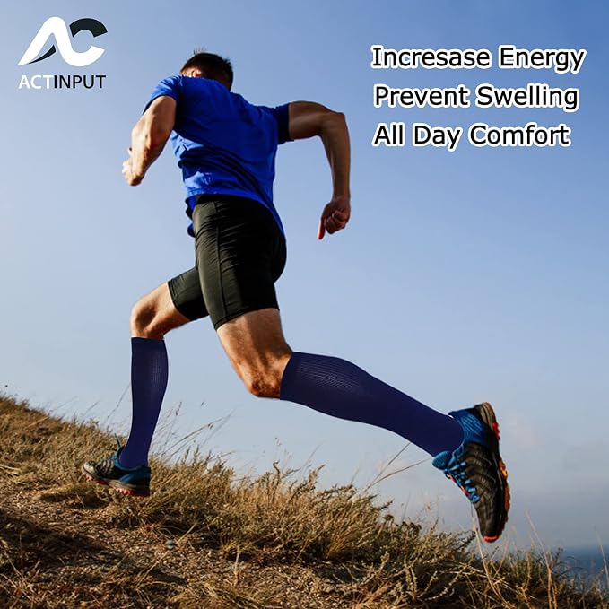 ACTINPUT 8 Pairs Compression Socks - Image 3