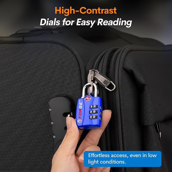 Forge TSA Luggage Combination Lock - Image 6