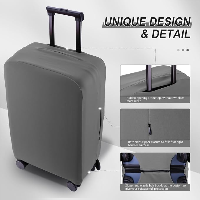 Travel Luggage Cover Suitcase Protector Scratch-Resistant Fit 19-31 Inch - Image 3