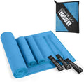 Quick Dry Travel Towel, 3 Sizes 1 Pack Camping Microfiber Towel, Lightweight by Unknown