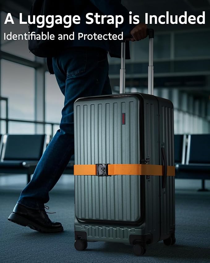 Checked Luggage, Large Suitcase 29 Inch Trunk Luggage - Image 7