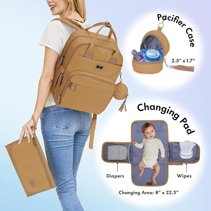 Dikaslon Diaper Bag Backpack - Image 2