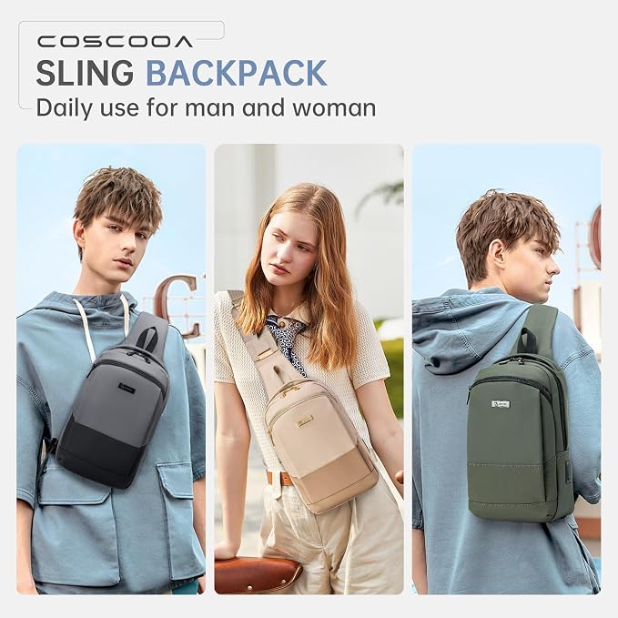 Sling Bag for Men, Anti-theft Crossbody Bag - Image 2