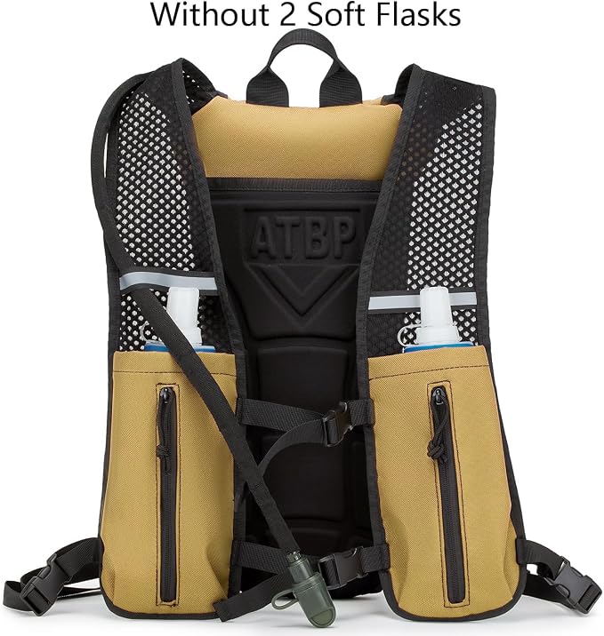 ATBP Running Hydration Vest Pack Tactical 3L Water Bladder Backpack Bag - Image 2