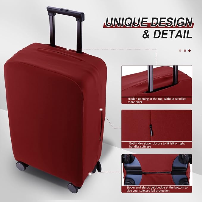Travel Luggage Cover Suitcase Protector Scratch-Resistant Fit 19-31 Inch - Image 3