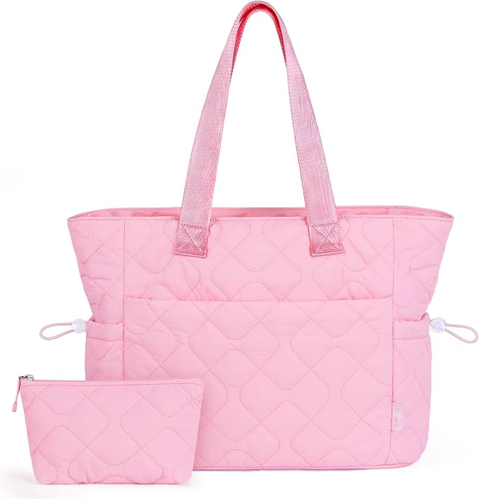 TOPEAST Tote Bag for Women, Large Puffer Tote Bag - Image 9